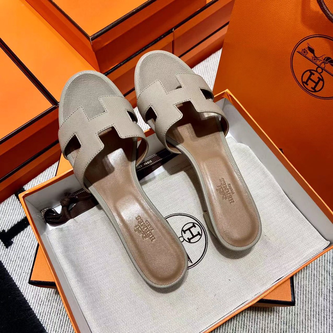 에르메스 올수공 오아시스 슬리퍼 샌들 앱송 49